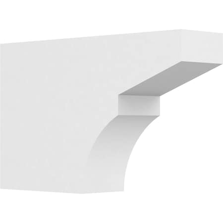 Ekena Millwork Standard Monterey Architectural Grade PVC Rafter Tail, 4"W X 10"H X 16"L RFTP04X10X16MON